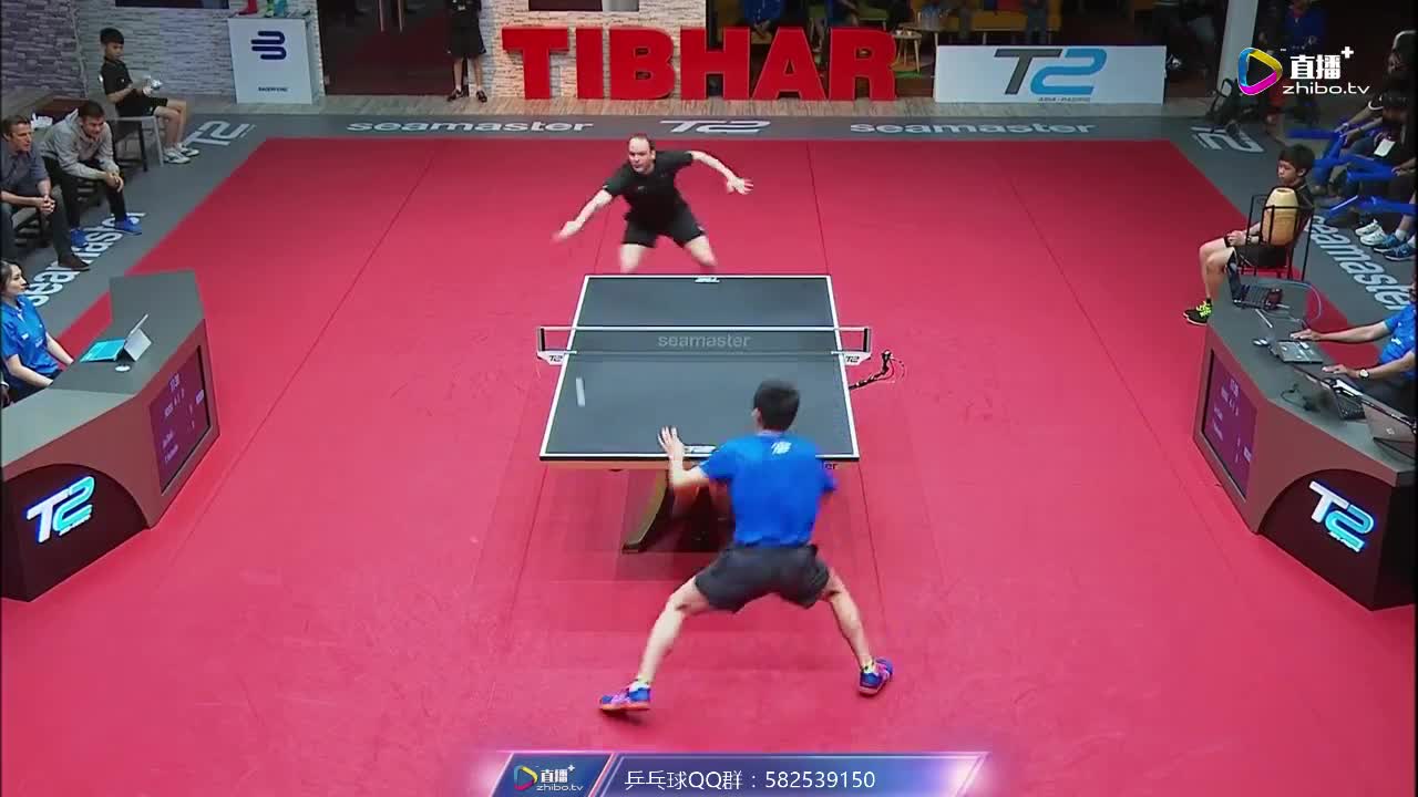 T2亚太乒乓球联赛第五轮 张本智和vs金克霍尔