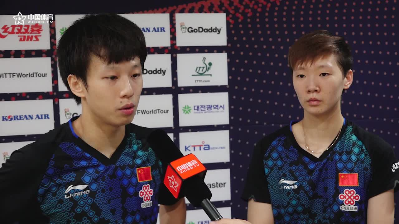赛后 | 林高远/王曼昱：总结失误才能更好的准备后面的比赛
