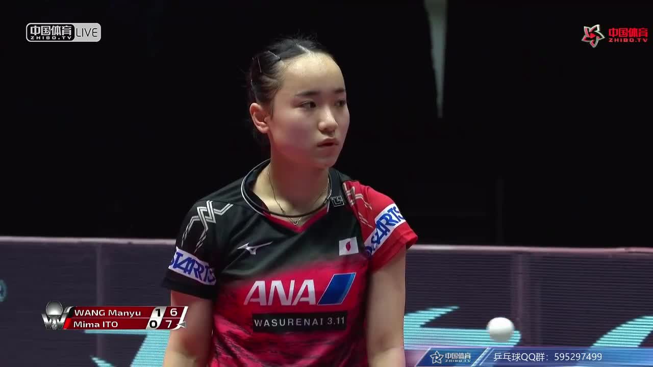 王曼昱 CHN vs 伊藤美诚 JPN 2018中国公开赛女单半决赛