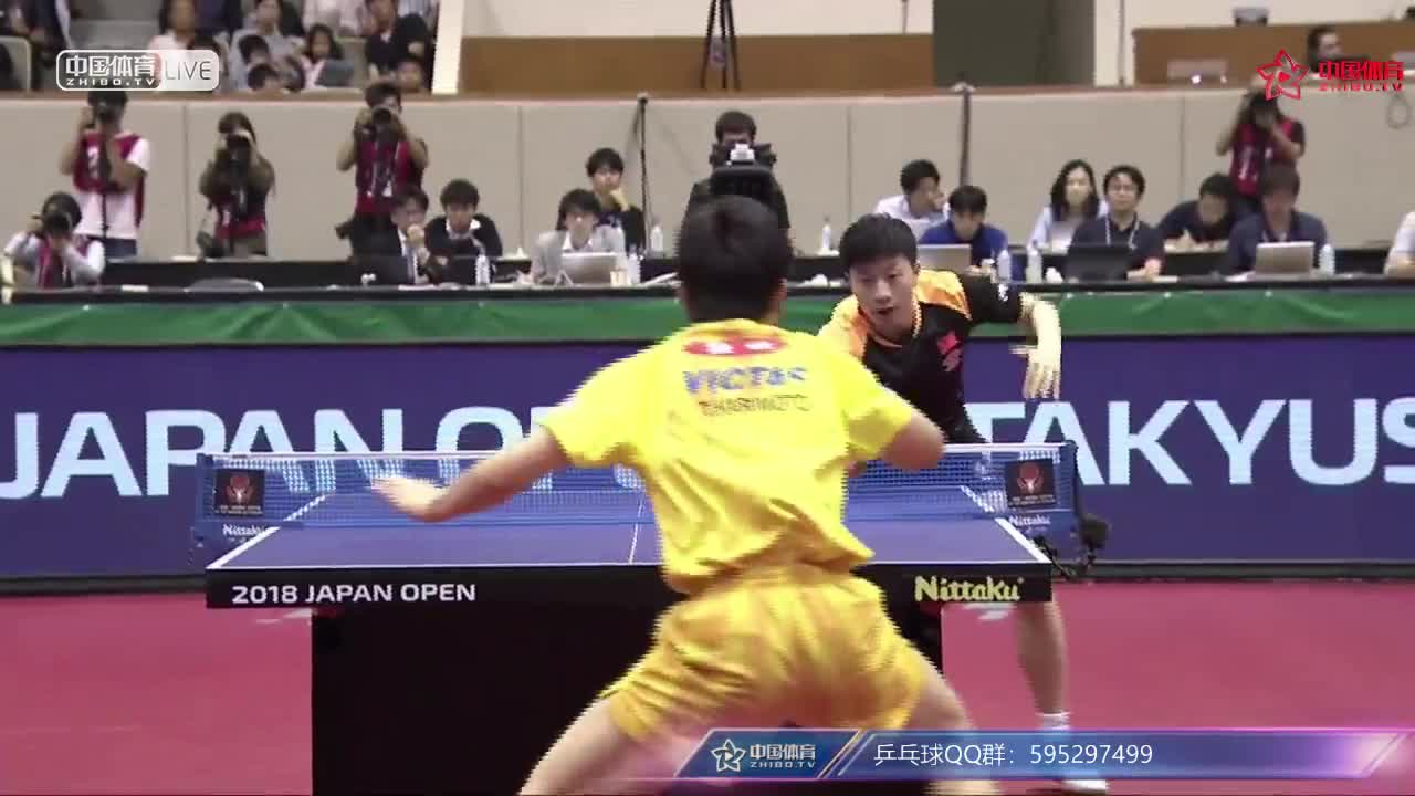 马龙 CHN vs 张本智和 JPN 日本公开赛男单1/4决赛