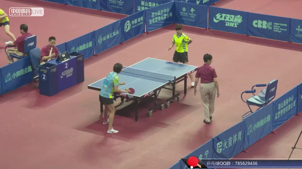 黑龙江 VS 天津 全国乒乓球锦标赛 女子团体第二阶段