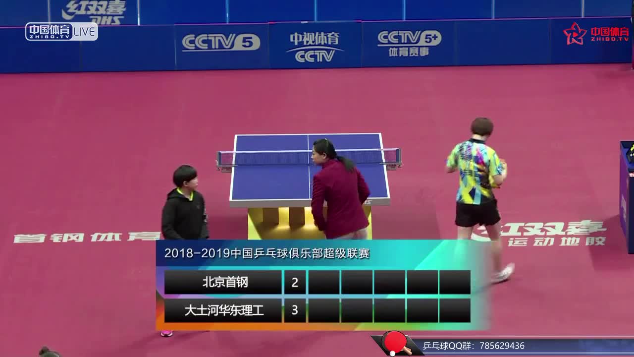 北京首钢vs大土河华理 中国女子乒超联赛