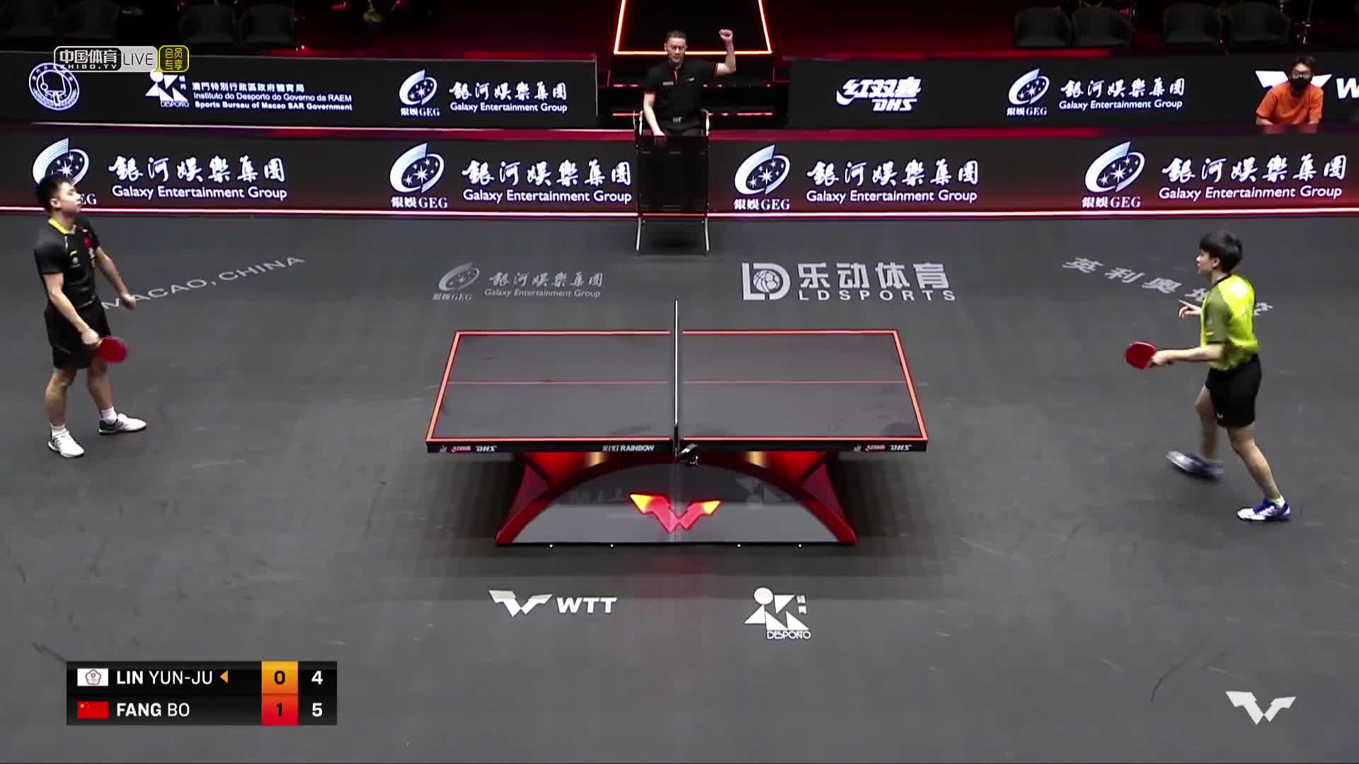 方博 vs 林昀儒 WTT澳门国际乒乓球赛男单第二轮