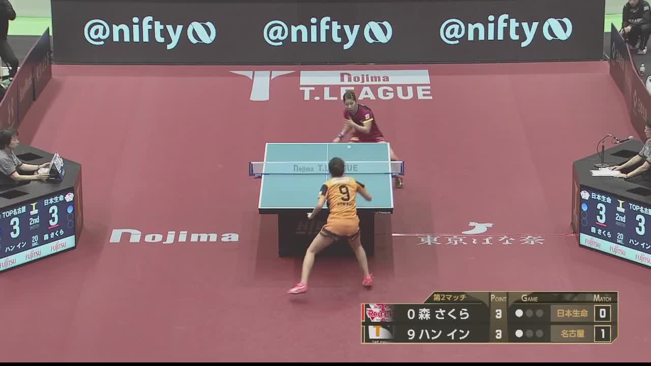 T联赛女子 日本生命 vs 名古屋
