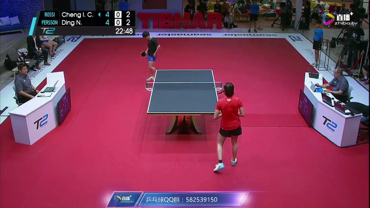 T2亚太乒乓球联赛DAY1：丁宁vs郑怡静