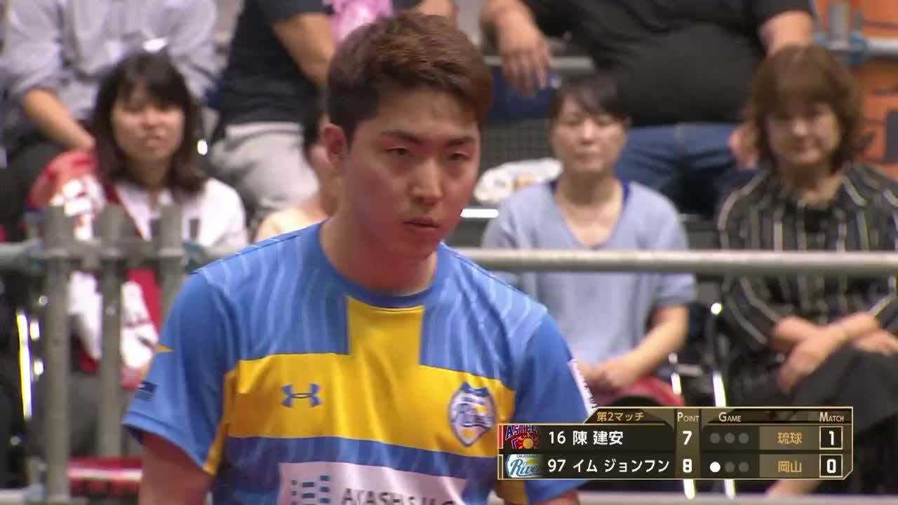 T联赛男子 琉球 VS 冈山