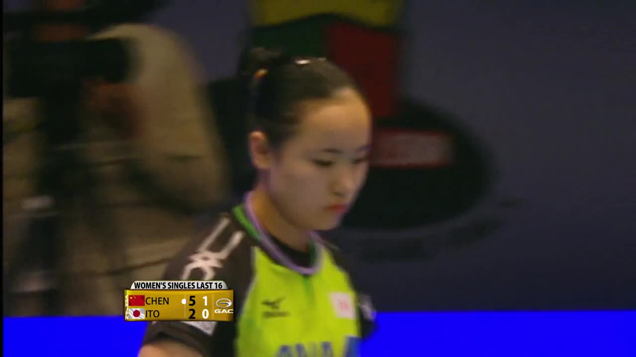 陈梦VS伊藤美诚 20151211 国际乒联巡回年终大奖赛16强 女单