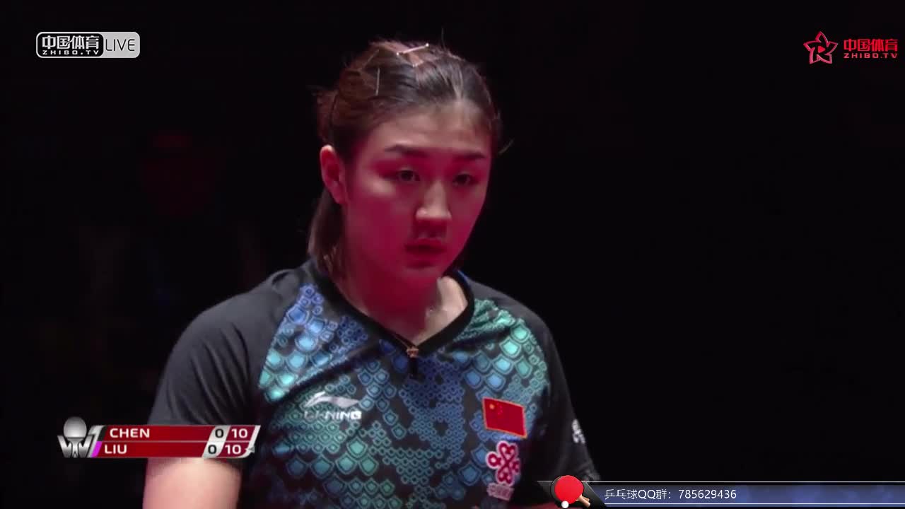 陈梦 CHN vs 刘诗雯 CHN 2018奥地利公开赛女单1/4决赛