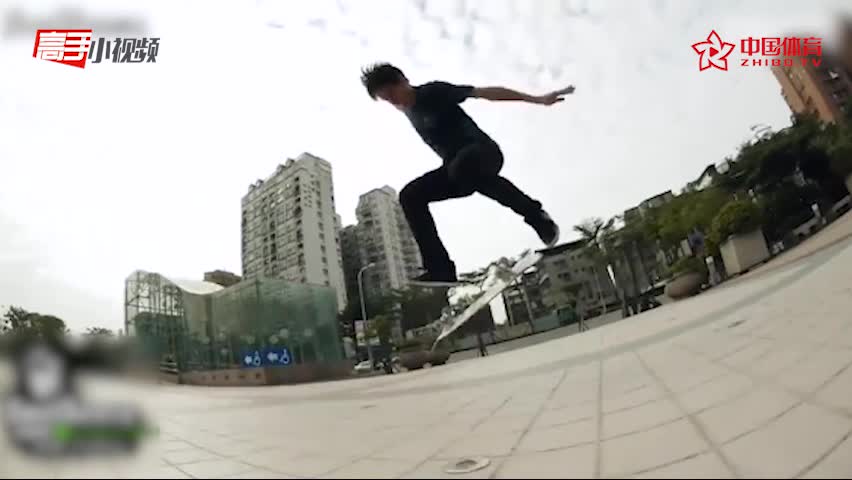 传奇老炮滑手Cairo Foster，最后360 Flip下阶超酷