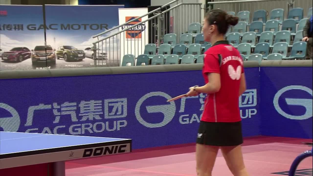 单晓娜 索尔佳vs李洁 李倩 20150906 乒乓球奥地利公开赛 女双决赛 