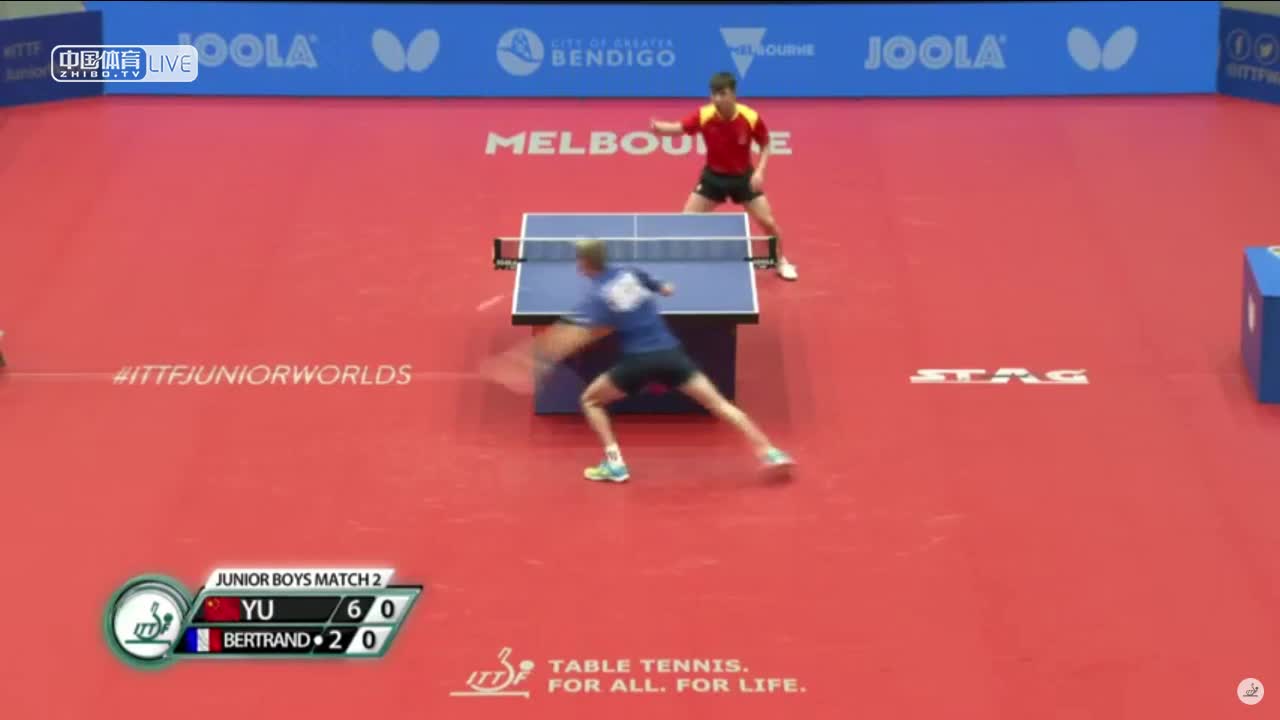 中国 vs 法国 2018世界乒乓球青年锦标赛青年男团半决赛