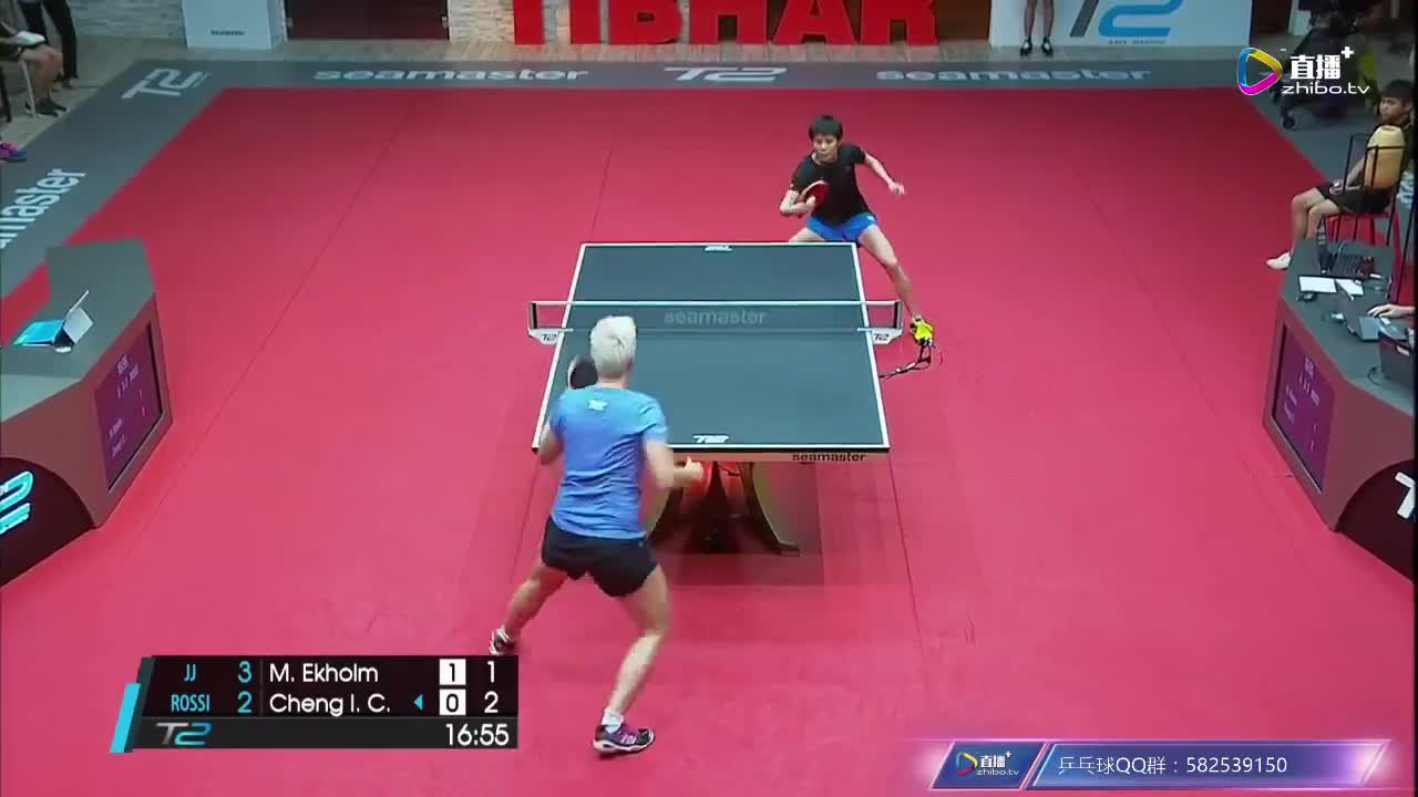 埃克霍姆 VS 郑怡静 T2第四轮