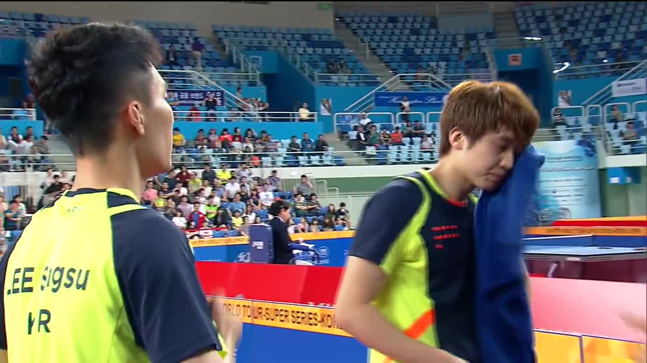 郑荣植李尚洙vs马龙樊振东 20160625 国际乒联韩国公开赛男双半决赛