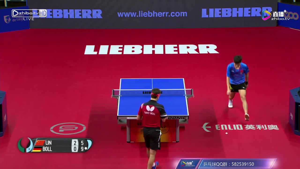 林高远  vs 波尔 男子乒乓球世界杯