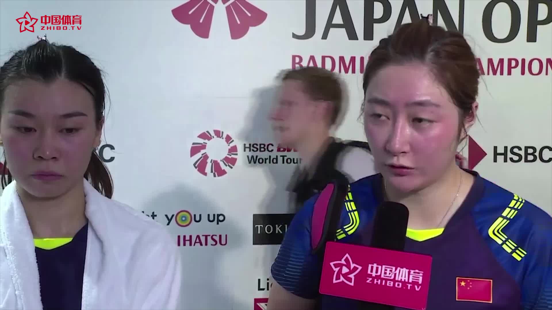 赛后 | 汤金华/于小含：准备比较充分但有些细节没处理好 现场灯光有点暗