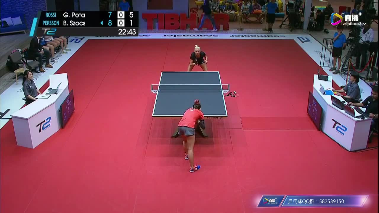 T2亚太乒乓球联赛DAY1：波塔vs斯佐科斯