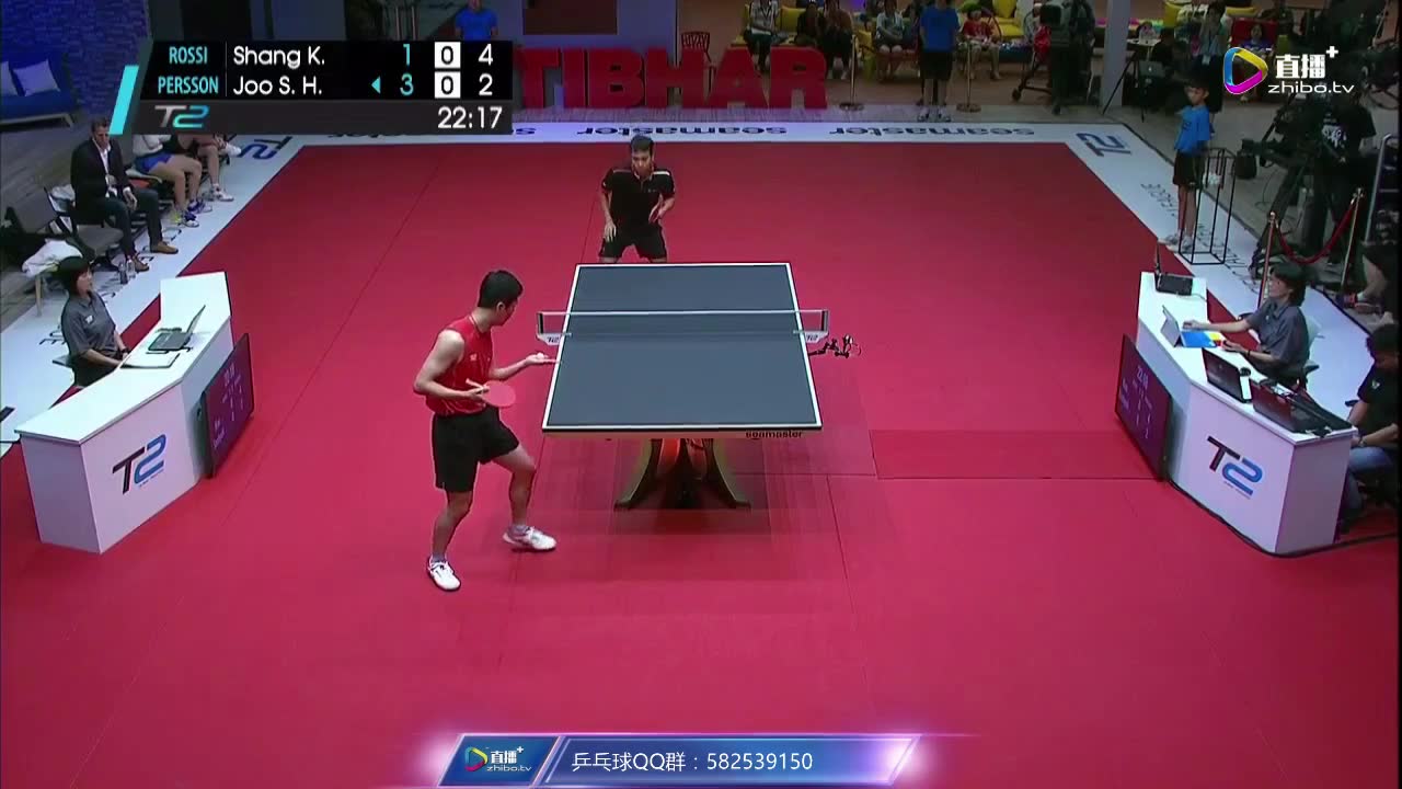 T2亚太乒乓球联赛DAY1：尚坤vs朱世赫