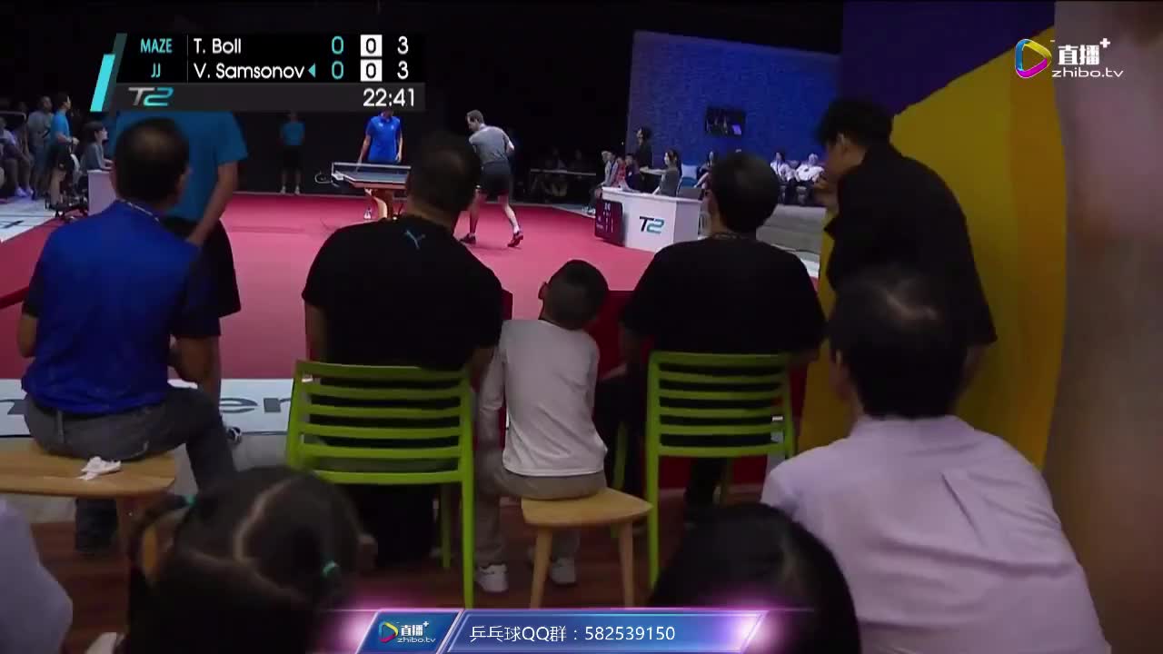 T2亚太乒乓球联赛DAY1：波尔vs萨姆索洛夫
