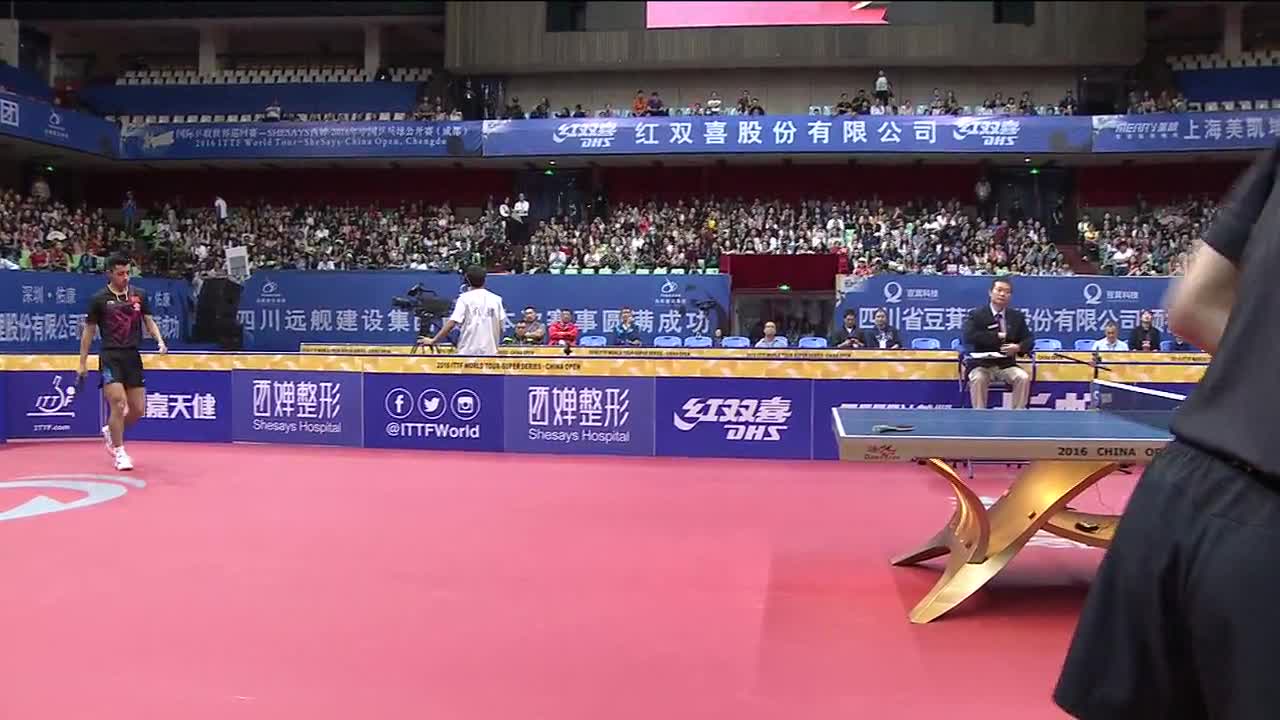 樊振东许昕vs马龙张继科 20160918 国际乒联巡回赛中国站男子双打决赛
