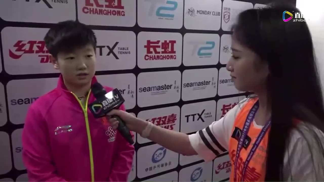 孙颖莎 女单1/4决赛 赛后采访