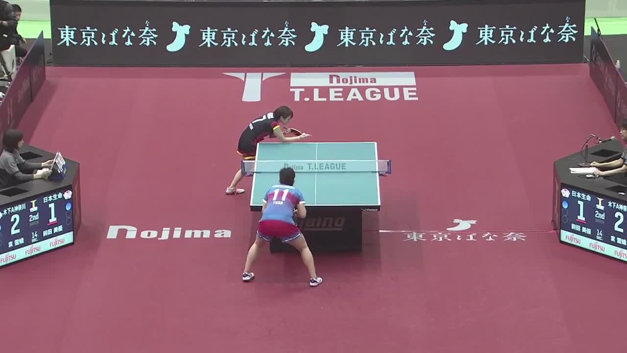 T联赛女子 日本生命 vs KA神奈川