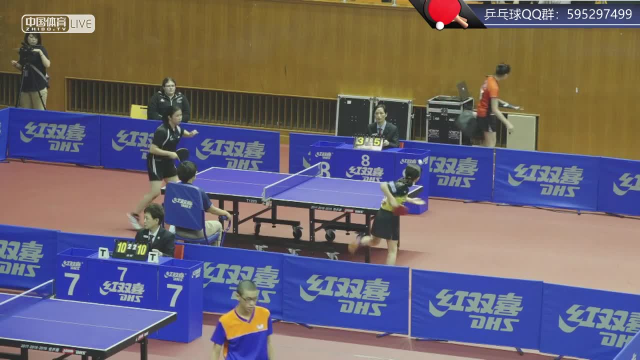 张本美和 vs 洪慧灵 ITTF青巡赛中国站 青年组女单