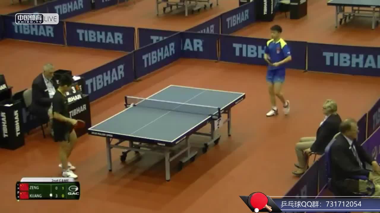 曾蓓勋 CHN vs 匡励 CHN 波兰青少年公开赛