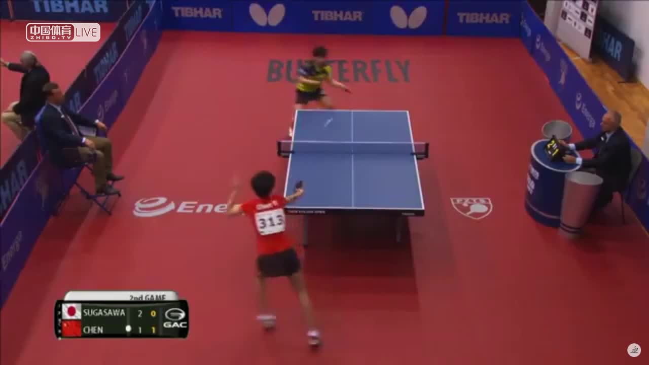 陈熠 CHN vs  菅泽 JPN 波兰青少年公开赛