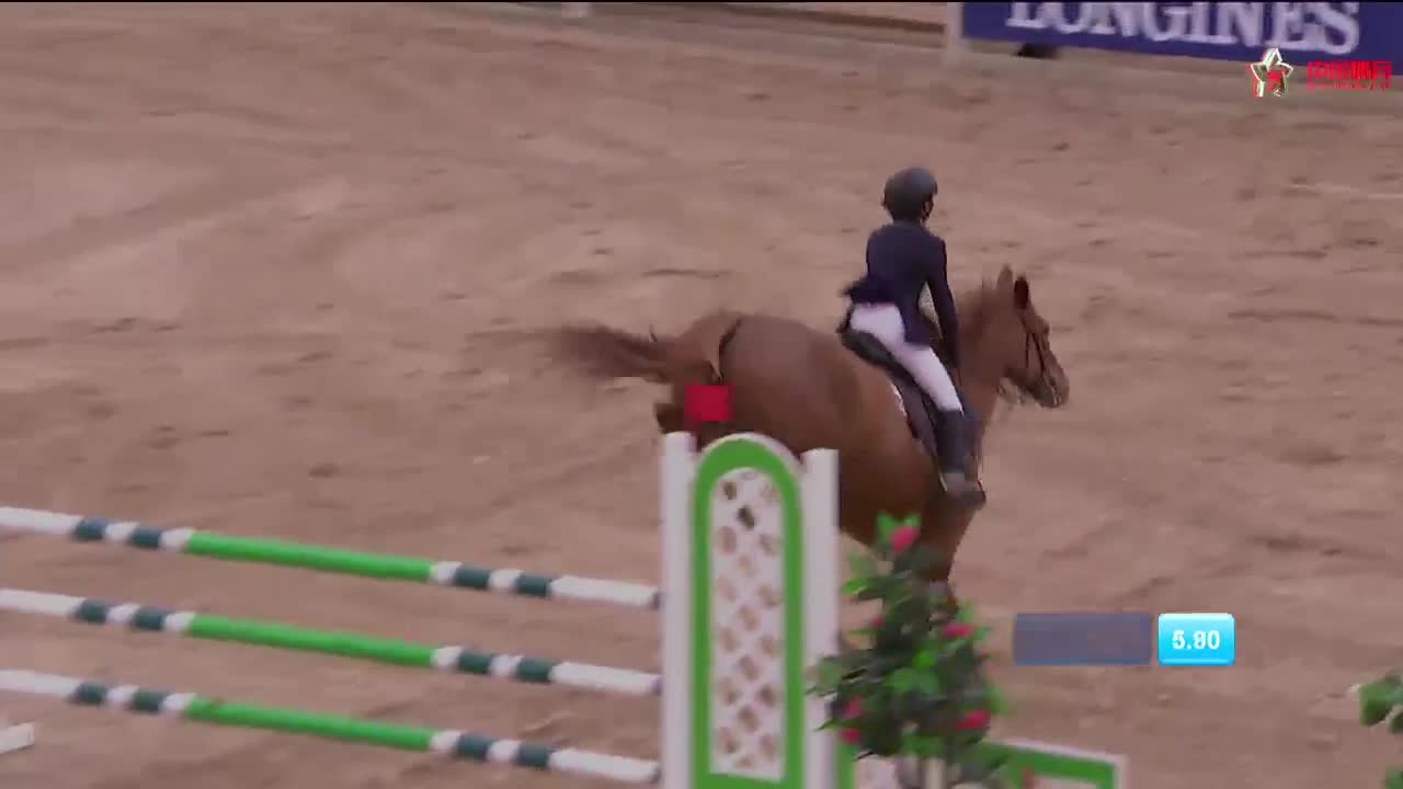 红朗姆110CM级别 杭州易骏马会 李依桦 红枫