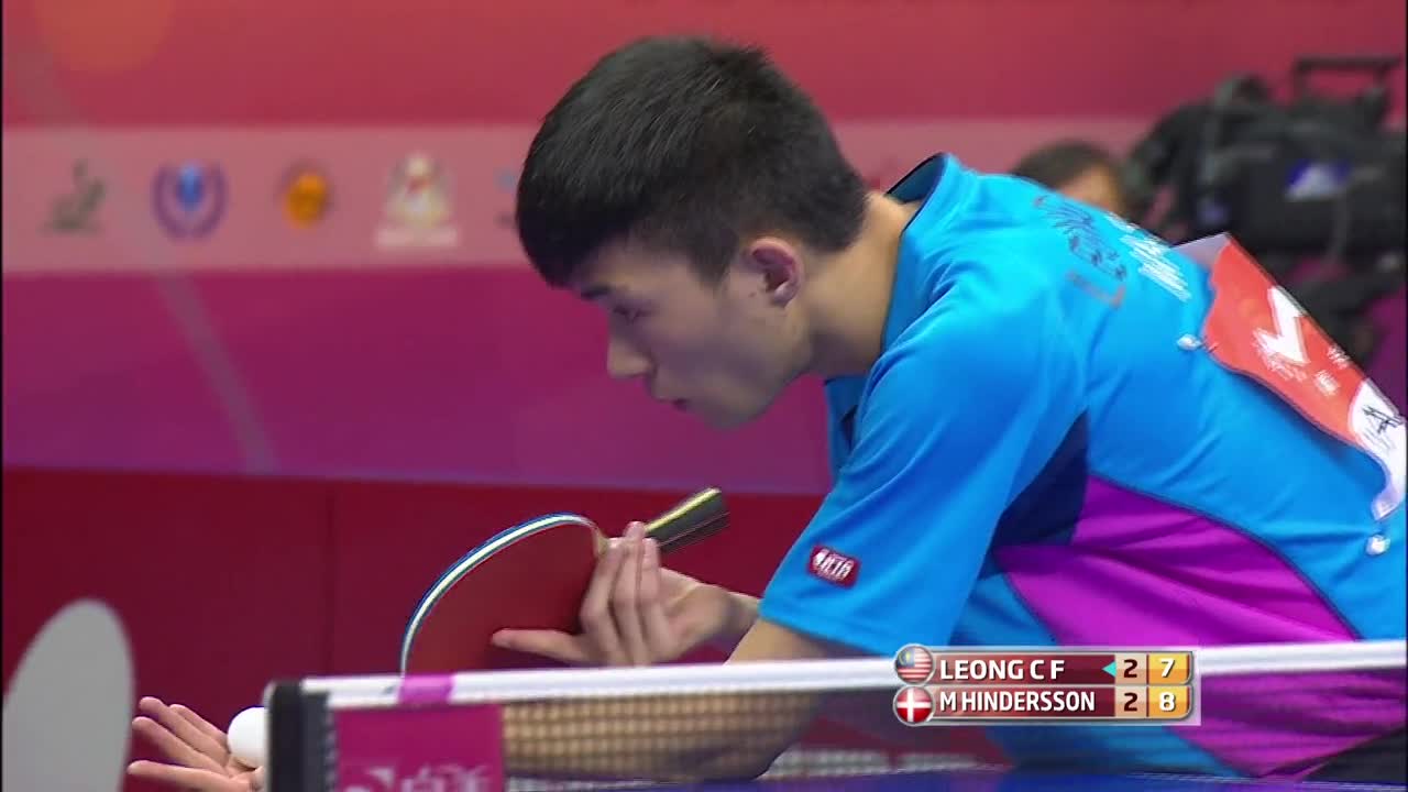 2016马来西亚世乒赛男团小组赛 马来西亚vs丹麦