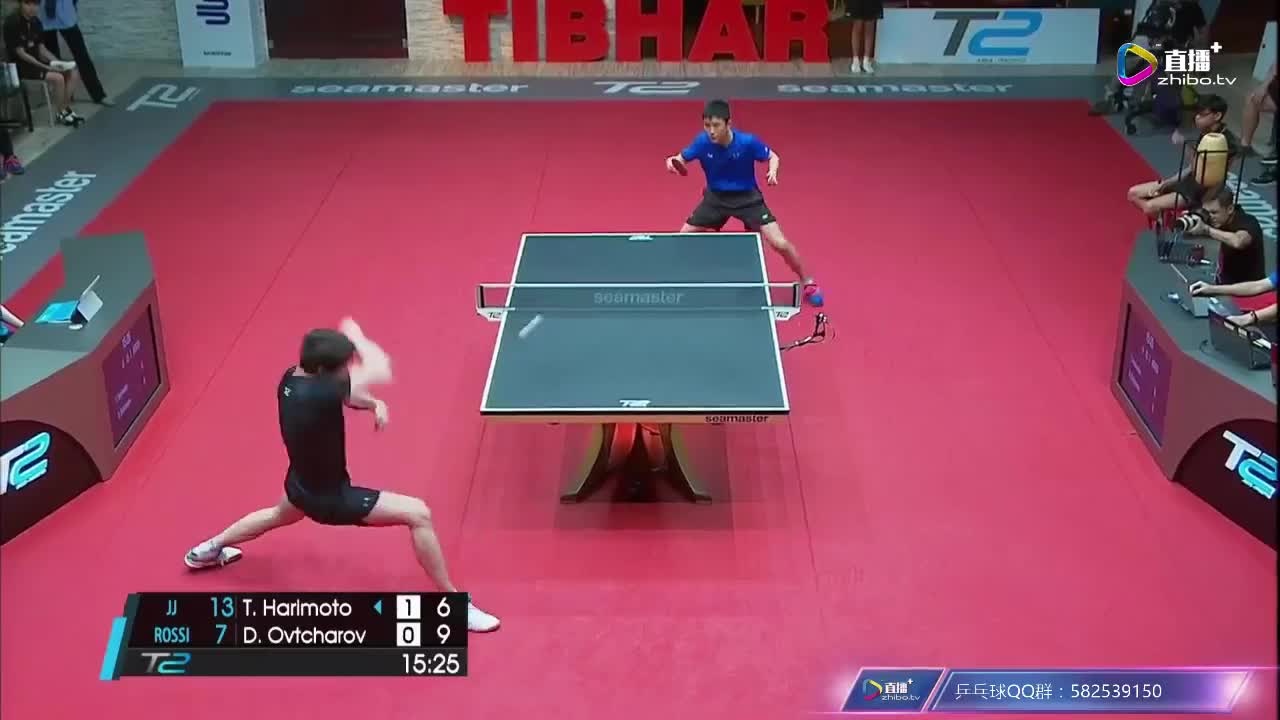 张本智和 VS 奥恰洛夫 T2第四轮