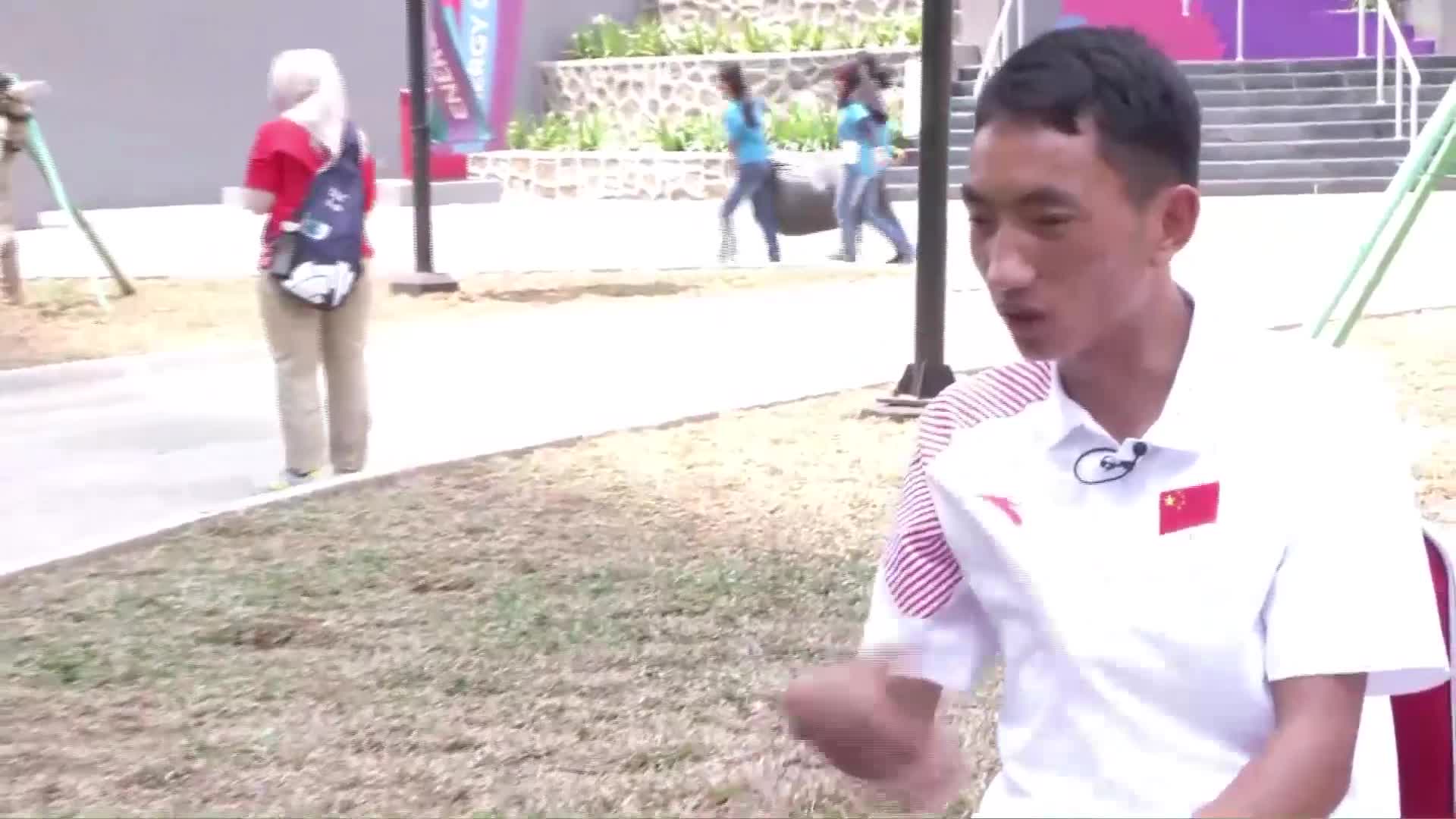 藏族马拉松选手多布杰：跑在前面会更有信心坚持下去