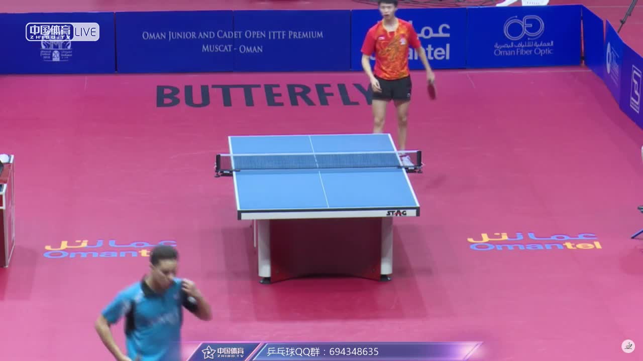 中国 vs 埃及-泰国联队 阿曼青少年公开赛青年组男团决赛