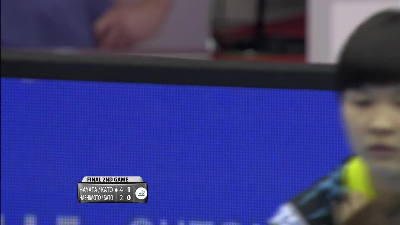 早田希娜 加藤美优 vs 佐藤瞳 桥本帆乃香 20161113 国际乒联奥地利公开赛女双决赛