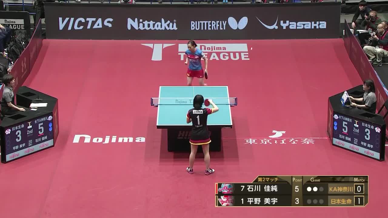 日本T联赛：女子 KA神奈川 VS 日本生命