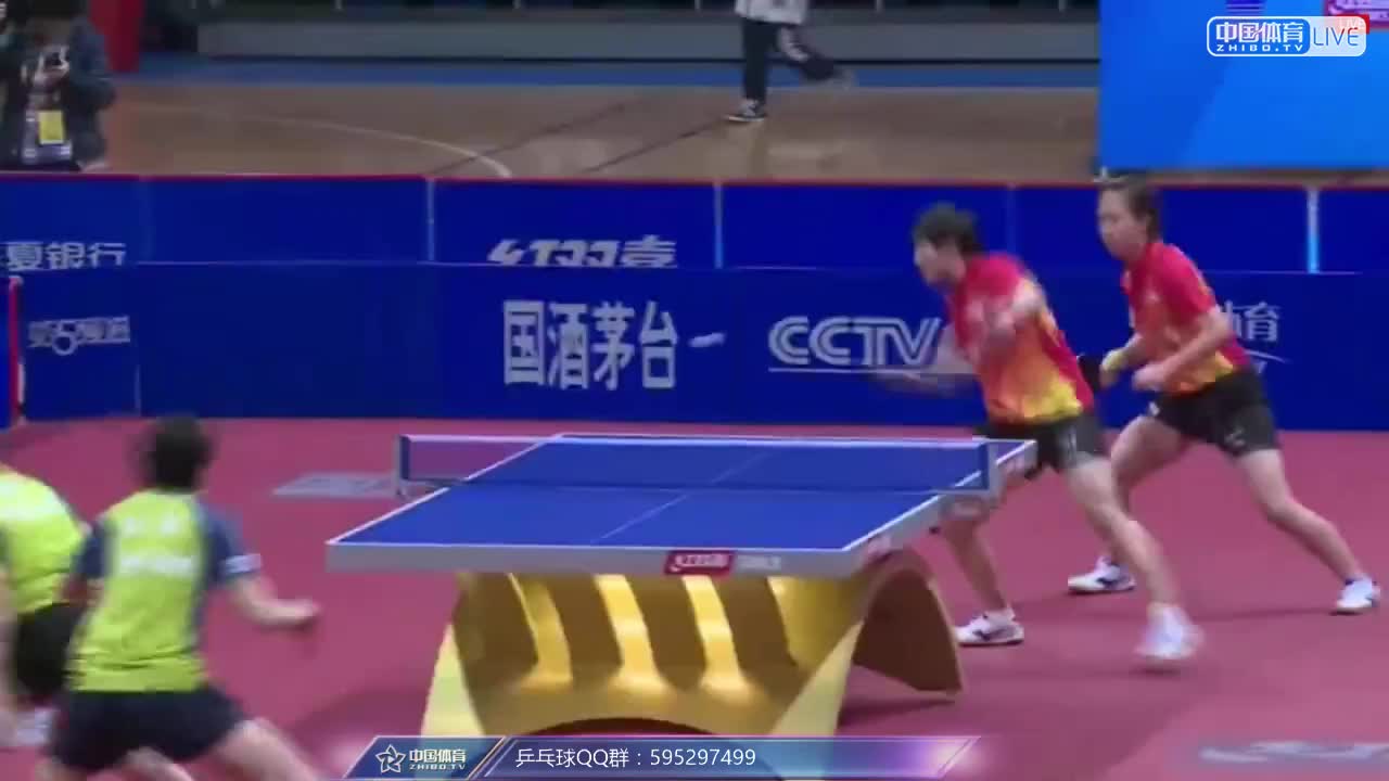 赵琳李佳原VS张蔷朱朝晖 乒超女团第四轮
