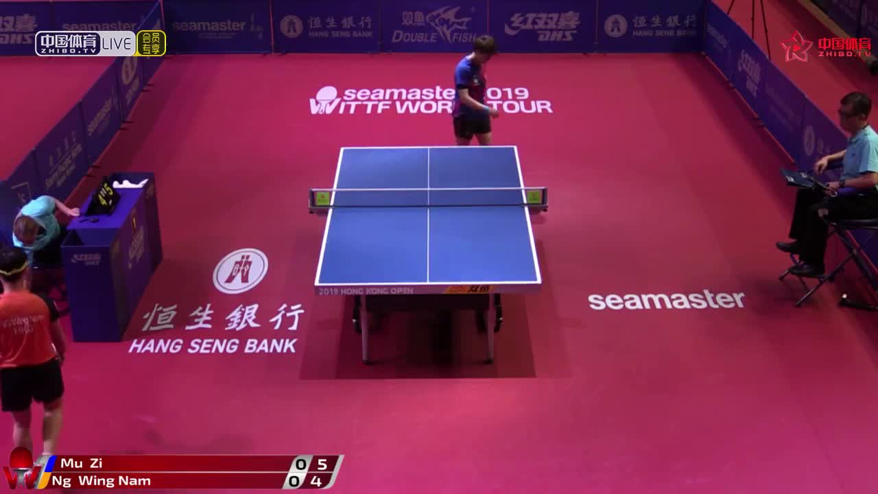 木子 CHN vs 吴颖岚 HKG 2019香港公开赛 女单资格赛第二轮