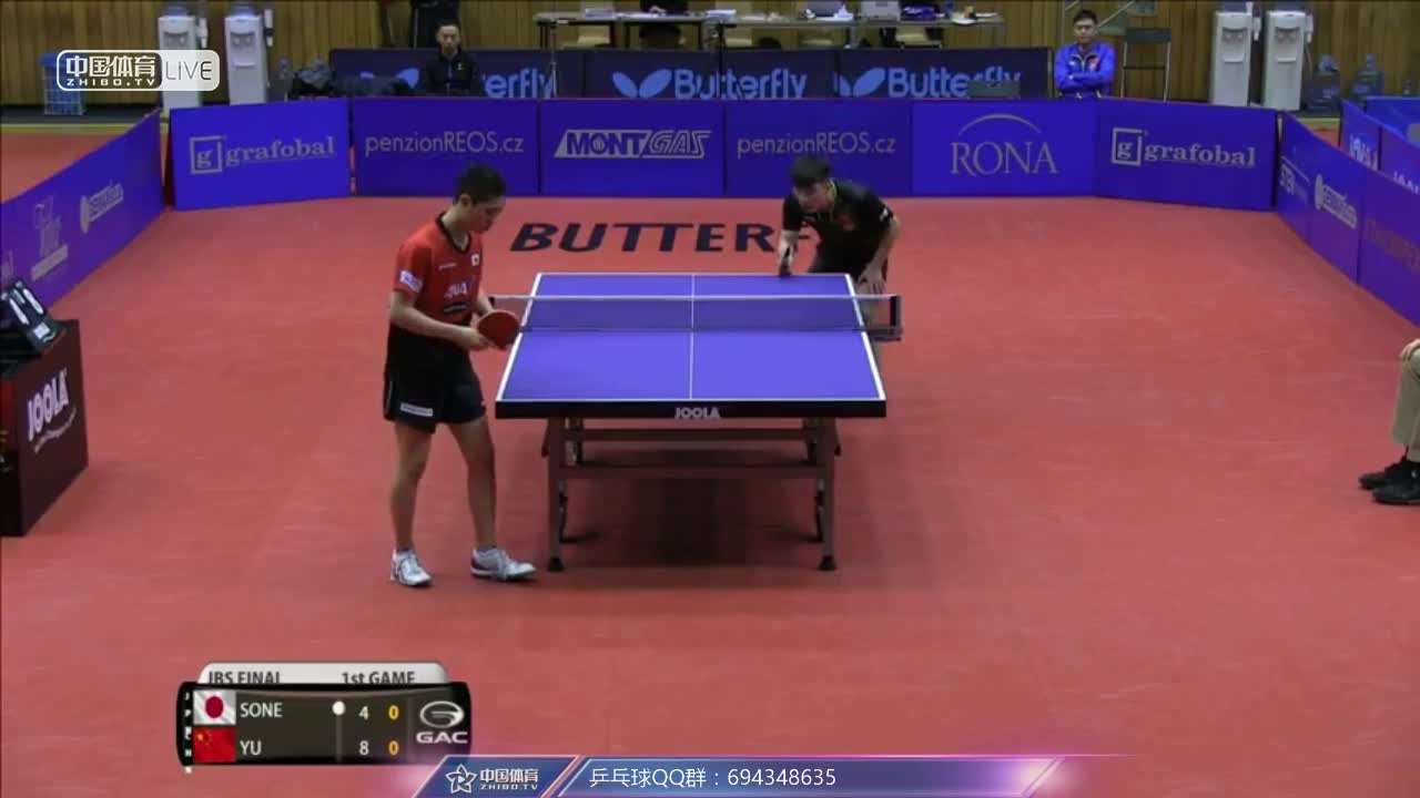 于何一 vs 曽根翔 捷克青少年公开赛青年组男单决赛