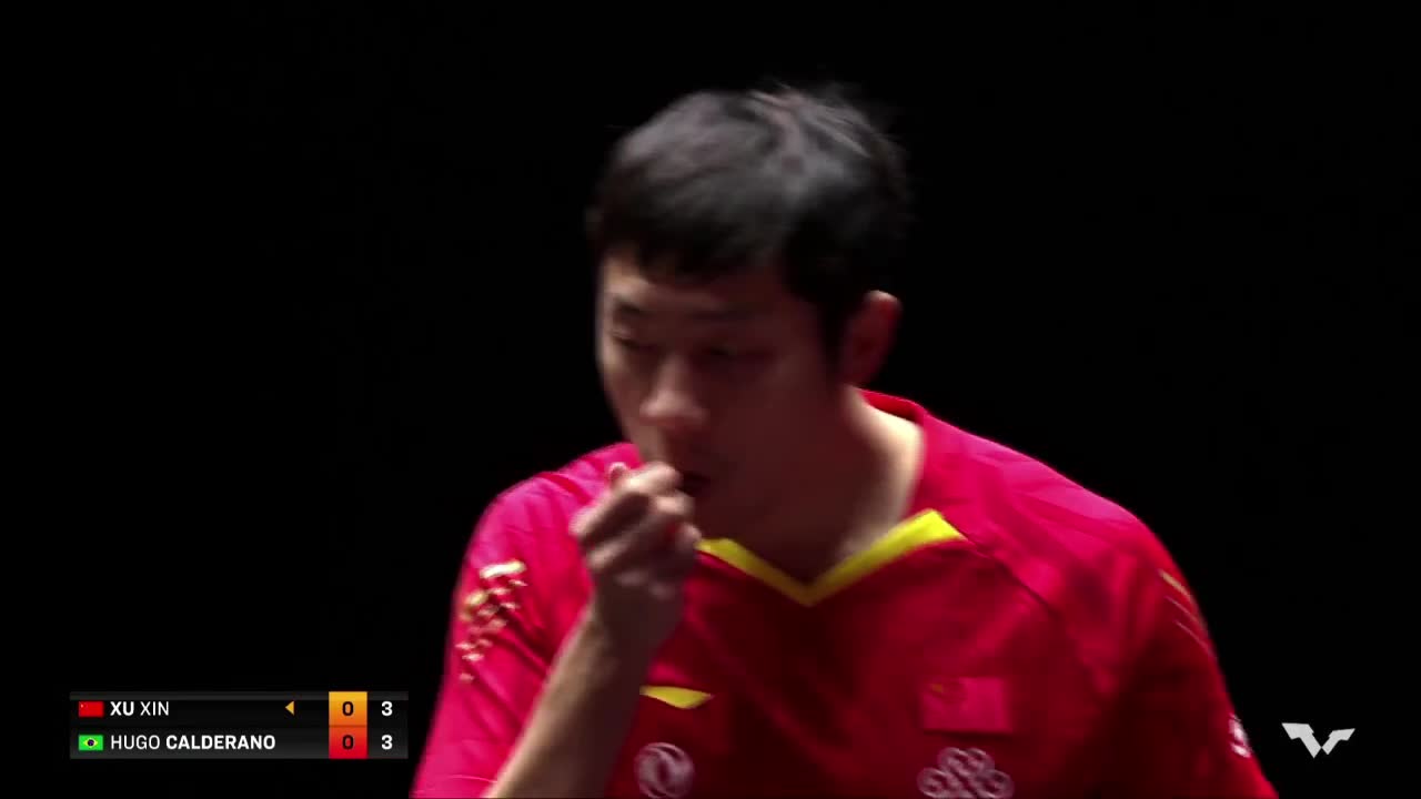 许昕 vs 雨果-卡尔德拉诺 WTT澳门国际乒乓球赛 ：男单四强赛