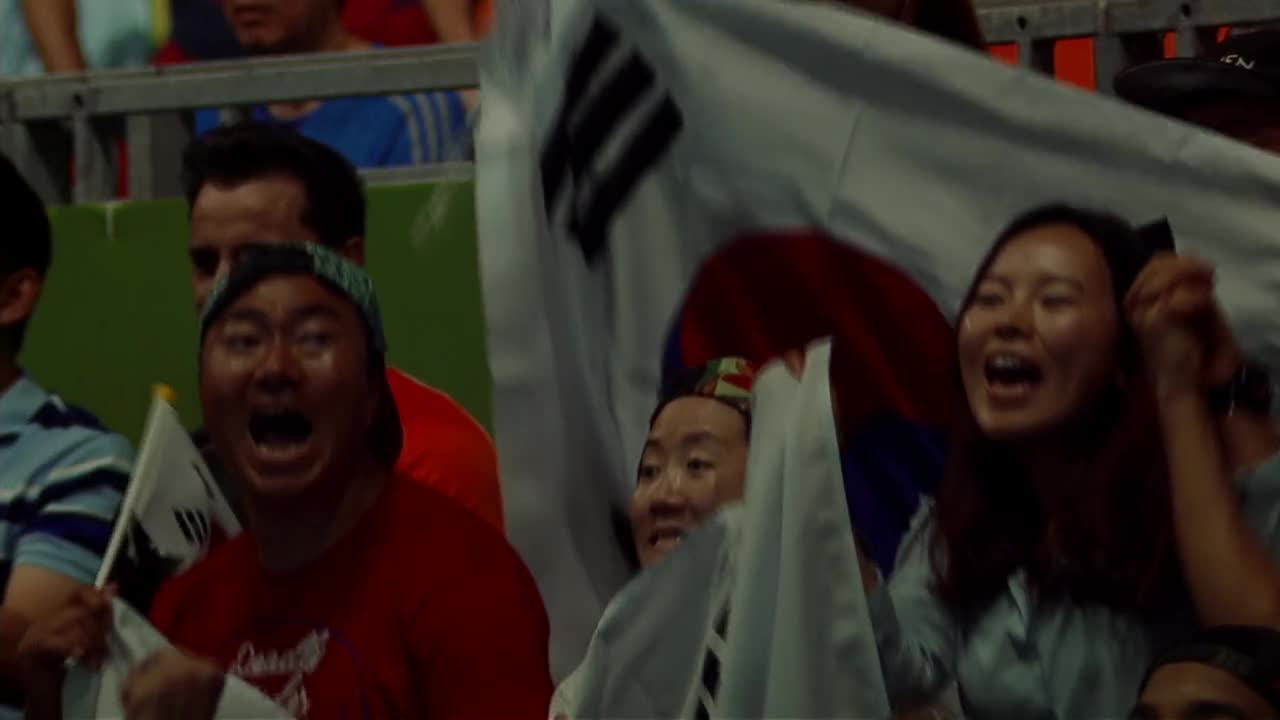 里约奥运会乒乓球男团铜牌赛 韩国vs德国