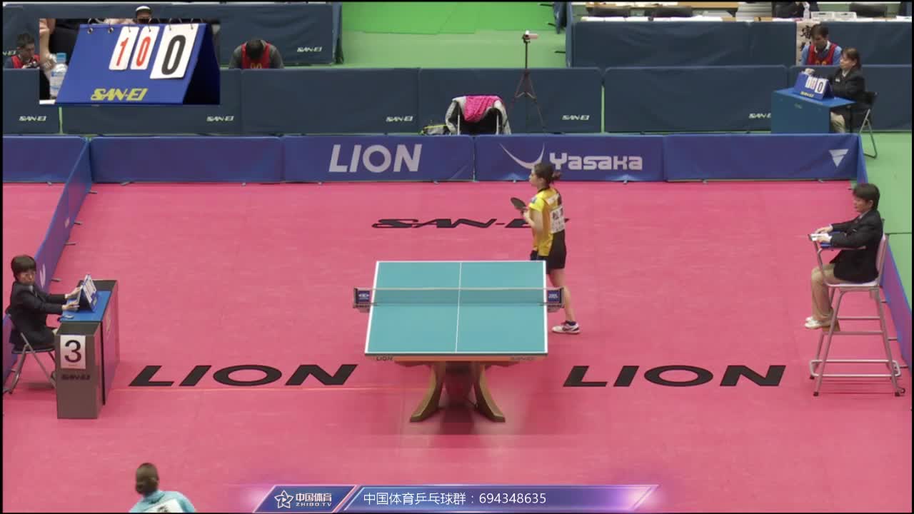 森樱花vs松泽茉里奈 日本狮王杯 12强赛战