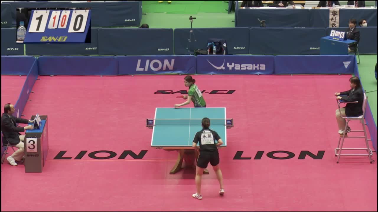 永尾尭子vs安藤南 日本狮王杯12强战