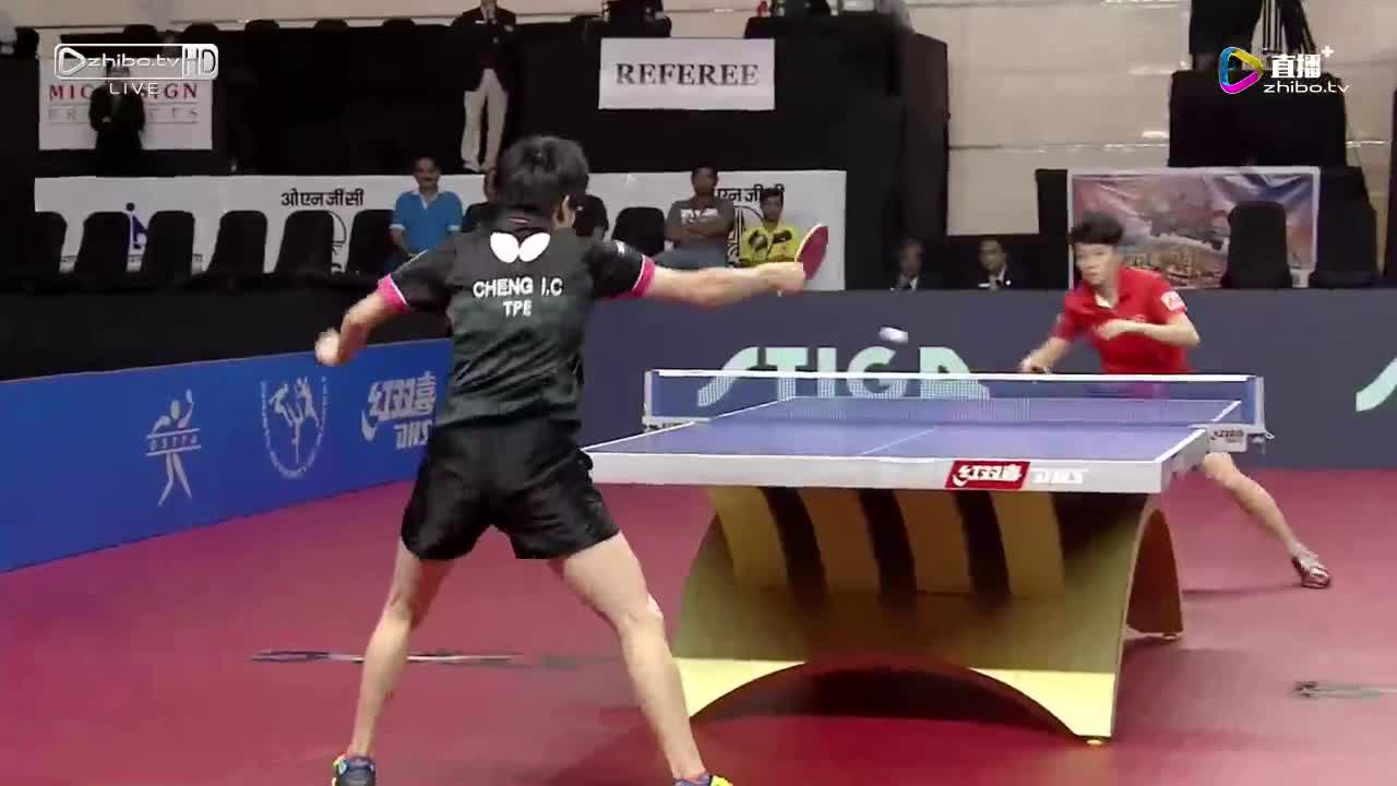 亚洲杯女单7、8名 郑怡静 vs 杜凯琹