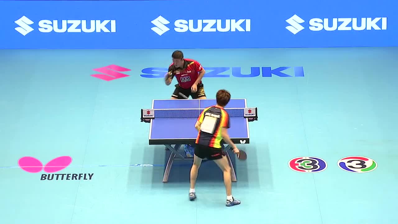 2015乒乓球亚锦赛乒乓 男团 四分之一 GAO VS JUNG SNG