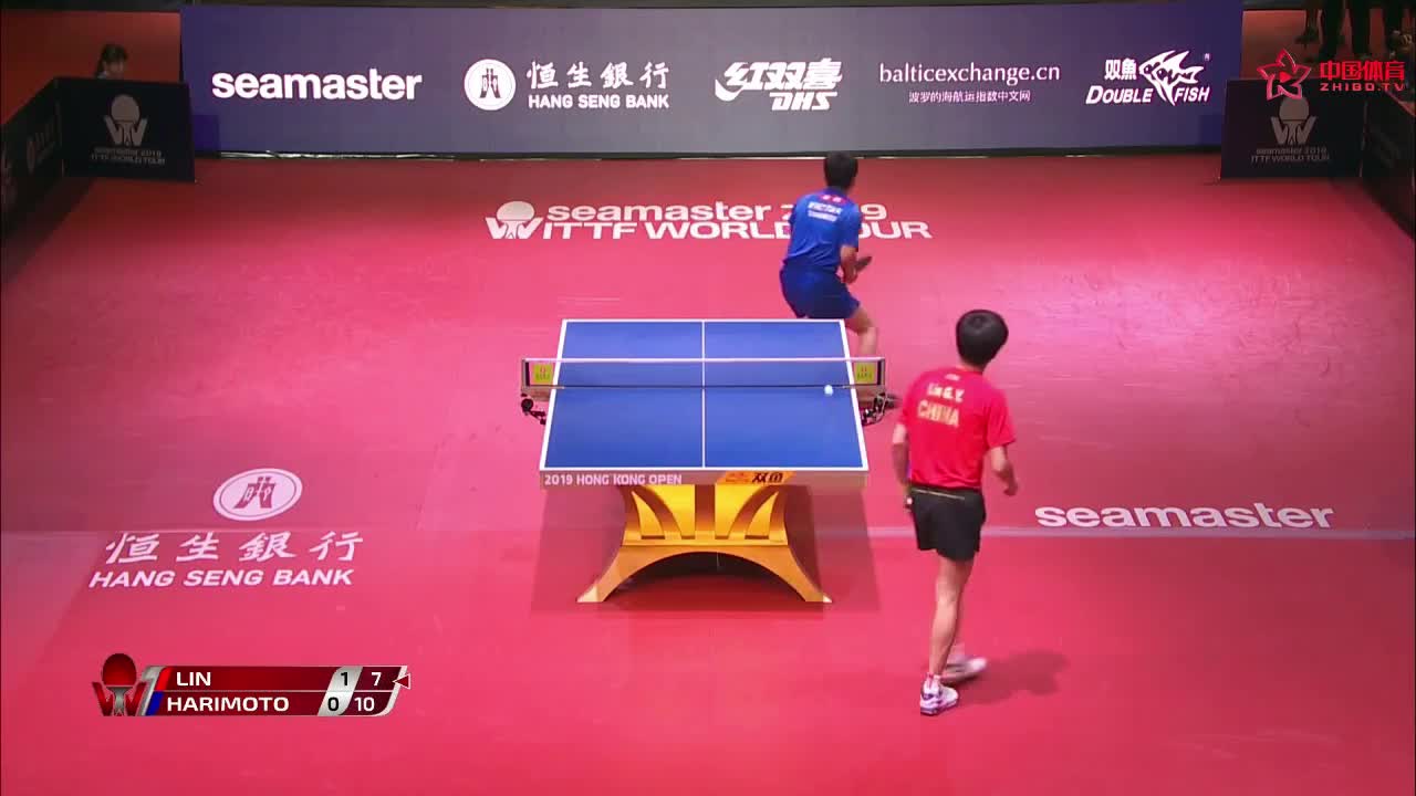 林高远 CHN vs 张本智和 JPN 2019香港公开赛男单决赛