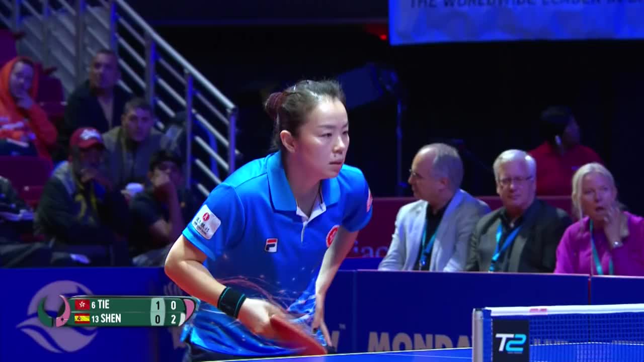 帖雅娜vs 沈燕飞 20161009 国际乒联女子世界杯8强