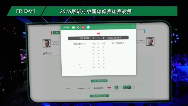 2016斯诺克中国锦标赛语音战报 塞尔比vs麦克吉尔