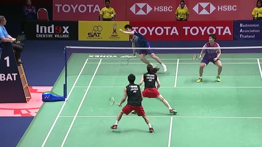 经典回顾：2019泰国公开赛混双决赛王懿律/黄东萍VS渡边勇大/东野有纱  黄鸭不负众望取得胜利