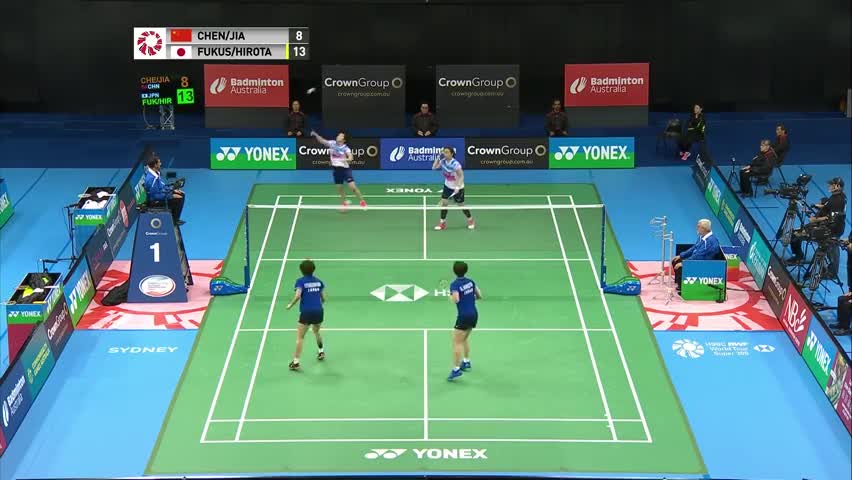 经典回顾：2019澳大利亚公开赛女双决赛 陈清晨/贾一凡VS福岛由纪/广田彩花  “凡尘”惜败“油菜
