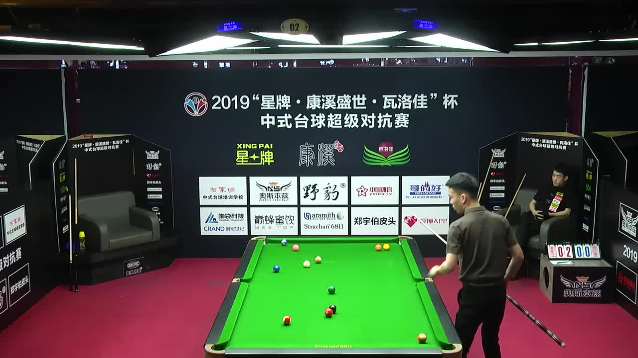 朝鲁门 vs 马良 2019中式台球超级对抗赛 辽宁朝阳站